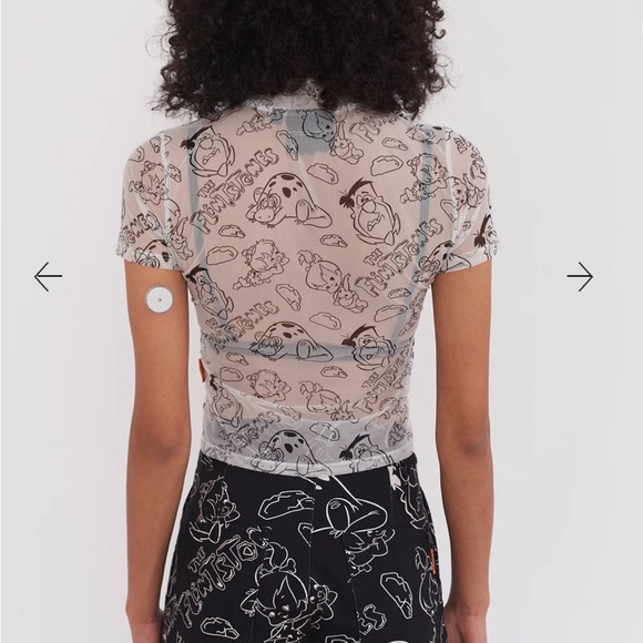 Lazy Oaf x Flinstones Mesh Shirt - Picture 7 of 13